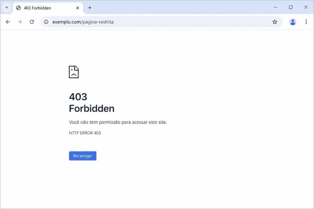 Erro 403 Forbidden: o que é e como resolver (guia completo) | Homehost